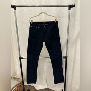 Men’s Banana Republic Pima Cotton Corduroy pants, size 33x34, Navy blue